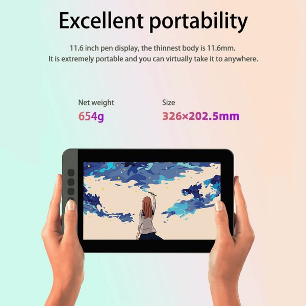 SPASEEBA M12 Drawing Tablet Monitor - Image 4